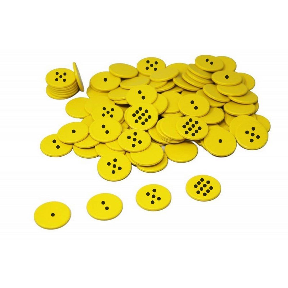 ABC Essentials Dot Counters Pack of 120 - ABC School Supplies