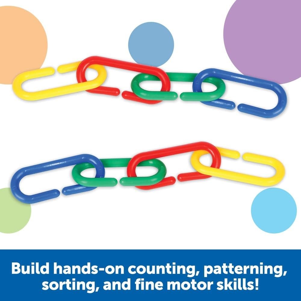 ABC Essentials Educational Links Pack of 500 - ABC School Supplies