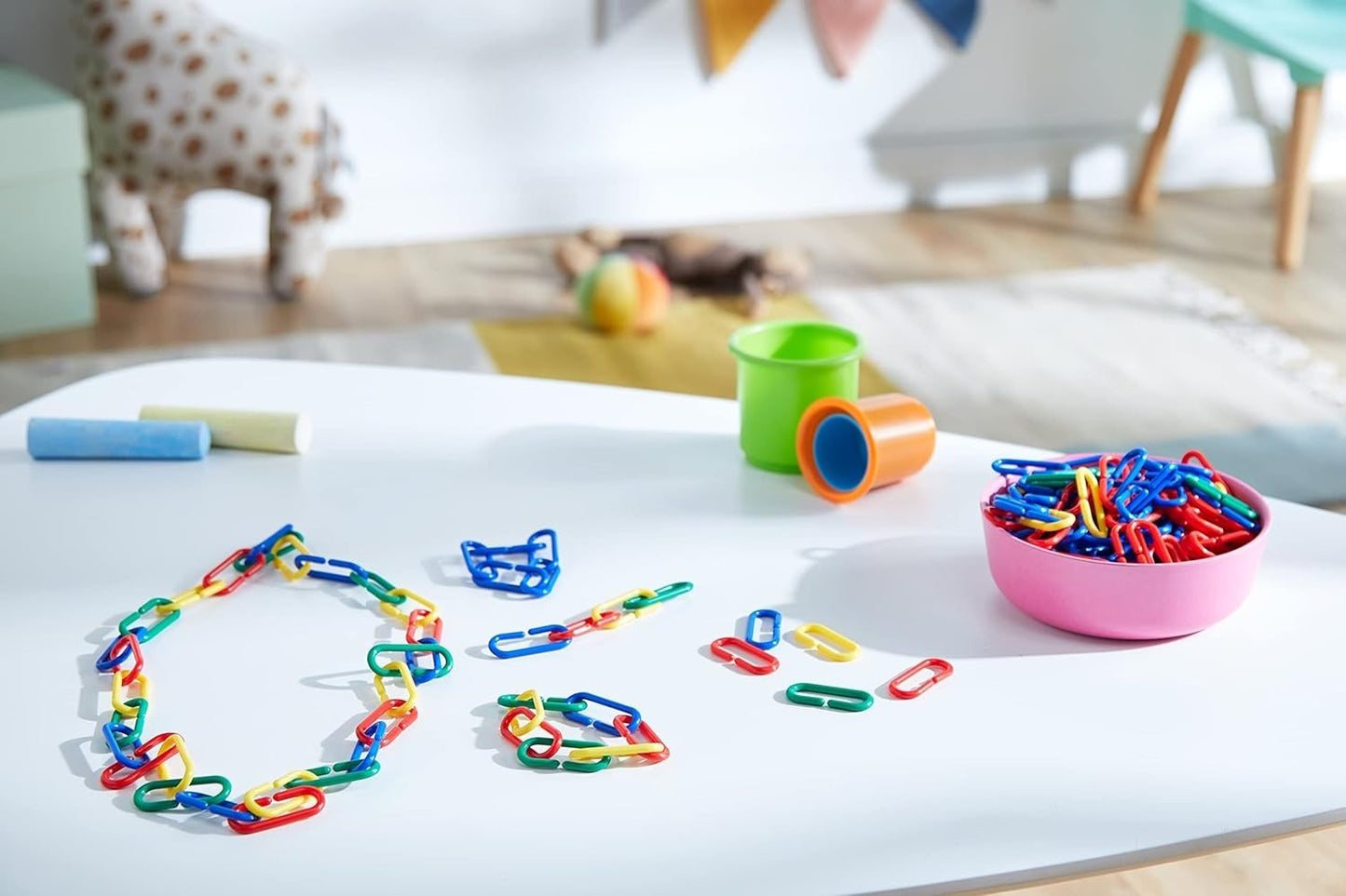 ABC Essentials Educational Links Pack of 500 - ABC School Supplies