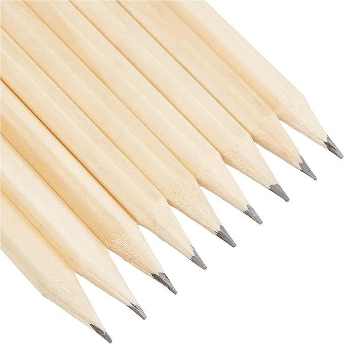 ABC Essentials Half Size Triangular Grip HB Pencils - Pack of 50 - ABC School Supplies