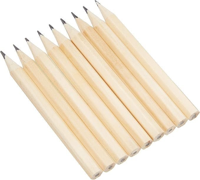 ABC Essentials Half Size Triangular Grip HB Pencils - Pack of 50 - ABC School Supplies