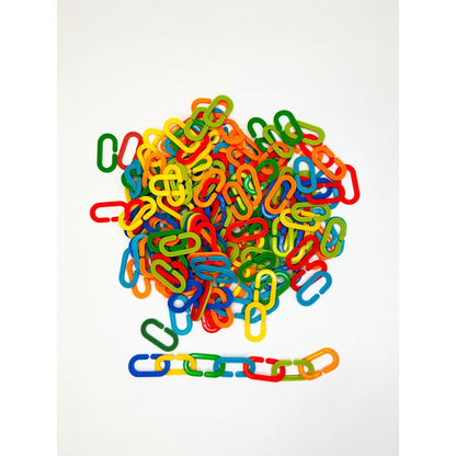 ABC Essentials Jumbo Links 4 colours 60*30mm 210pcs - ABC School Supplies