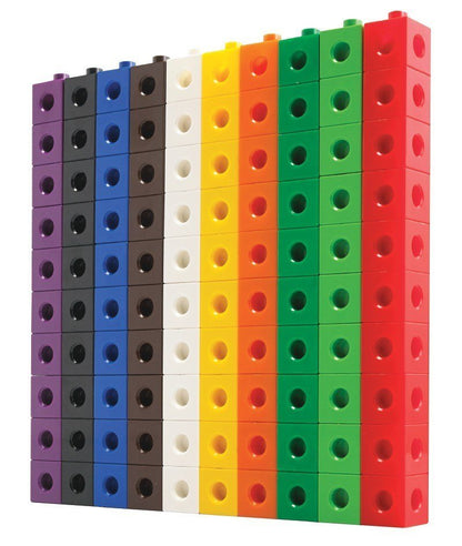 ABC Essentials Linking Cubes Set of 100 - ABC School Supplies