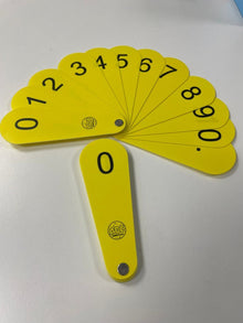 ABC Essentials Pupil Number Fans – Pack of 10 - ABC School Supplies