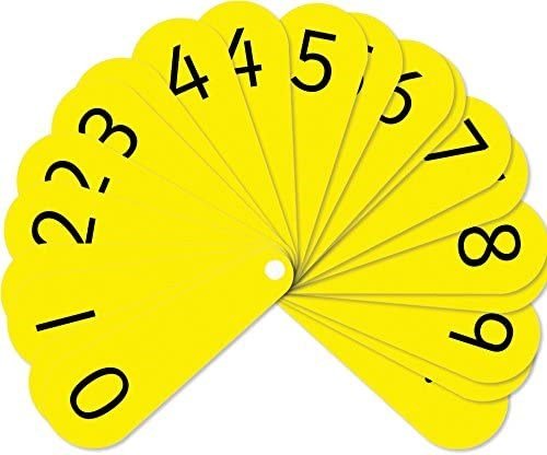 ABC Essentials Pupil Number Fans – Pack of 10 - ABC School Supplies