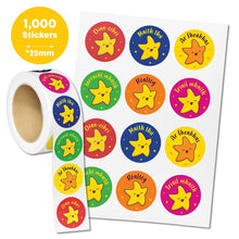 ABC Essentials Roll of 1000 Irish Reward Stickers - ABC School Supplies