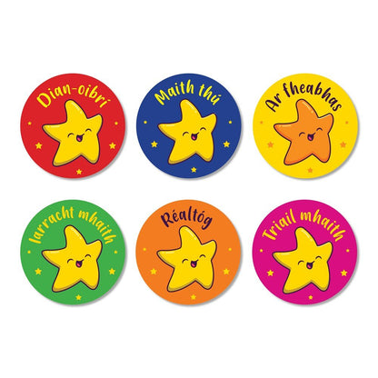 ABC Essentials Roll of 1000 Irish Reward Stickers - ABC School Supplies