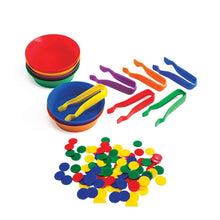 ABC Essentials Sorting Rainbow Counters with Sorting Bowls & Tweezers - ABC School Supplies