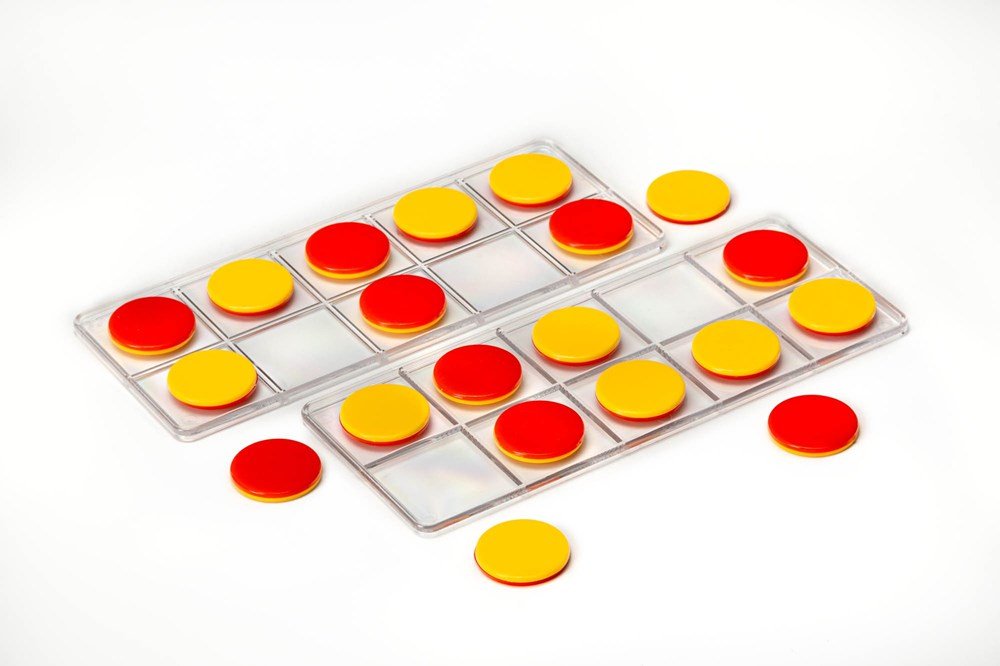 ABC Essentials Tens Frames Boards and Red/Yellow Counter - Classroom Kit - ABC School Supplies