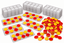 ABC Essentials Tens Frames Boards and Red/Yellow Counter - Classroom Kit - ABC School Supplies
