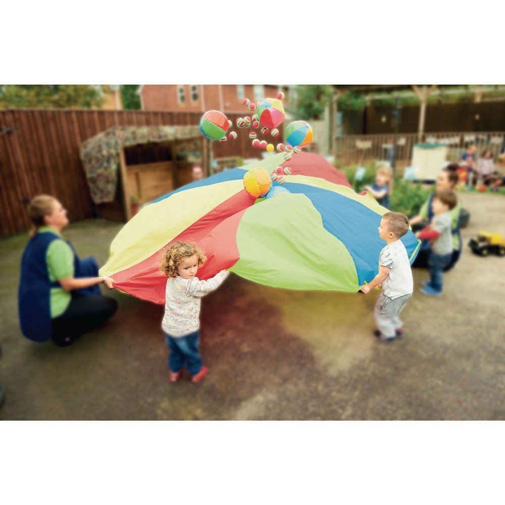 ABC Essentials Traditional Parachute 3.5 Metre with Handles - ABC School Supplies