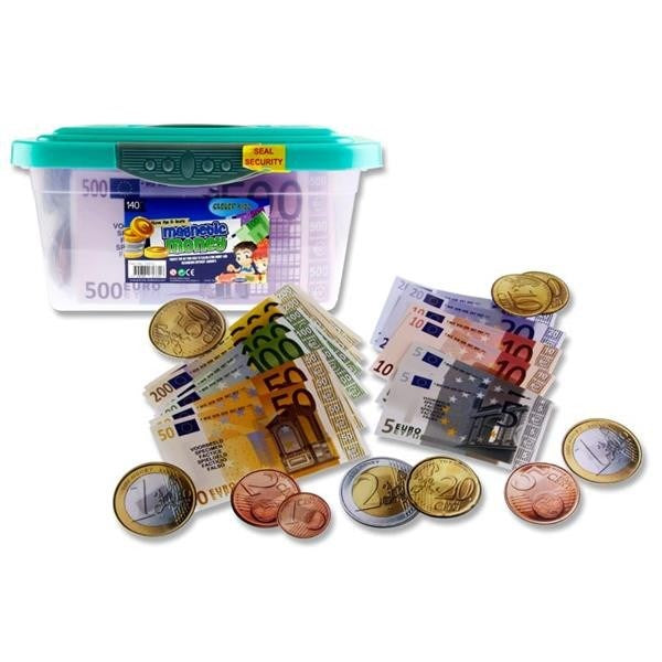Magnetic Euro Money Set of 140pcs