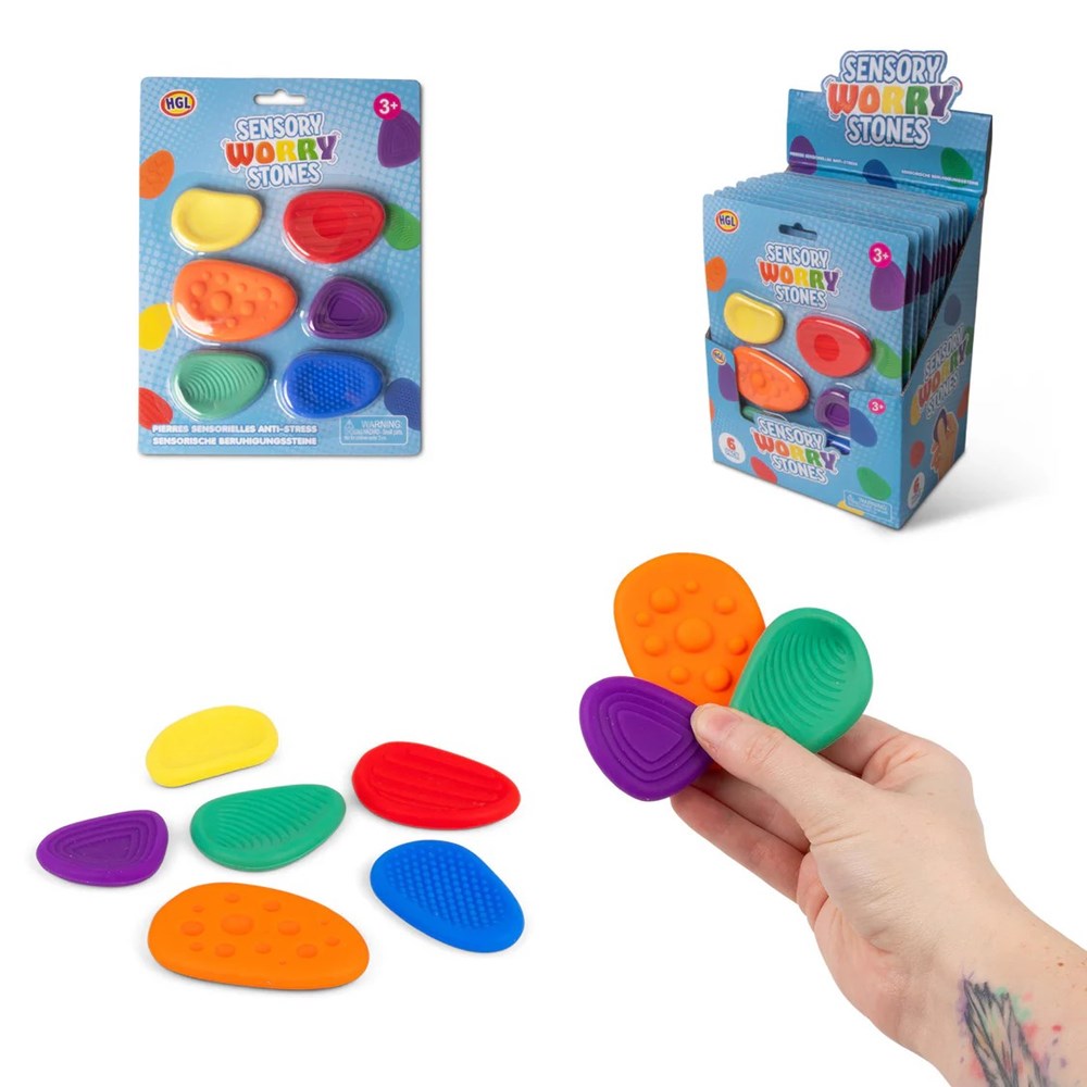 **Fidget Worry Stones