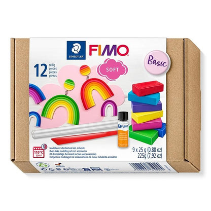 Fimo Soft Basic Colours Starter Kit 25g Pack of 9