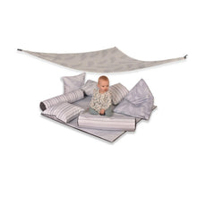 Outdoor/Indoor Baby Feather Print Mat, Cushion & Canopy Set