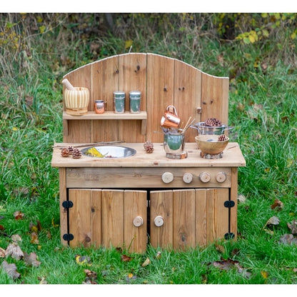 Outdoor Rustic Wooden Kitchen From Hope