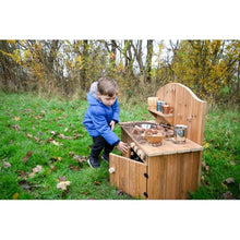 Outdoor Rustic Wooden Kitchen From Hope