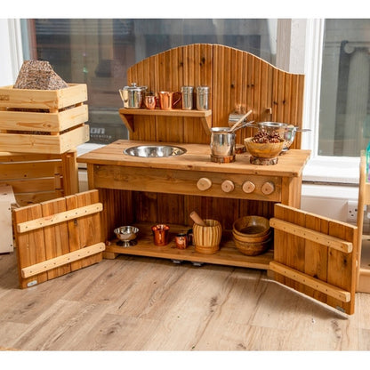 Outdoor Rustic Wooden Kitchen From Hope