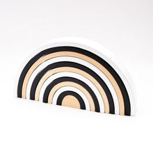 Monochrome Wooden Stacking Rainbow