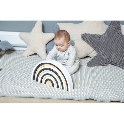 Monochrome Wooden Stacking Rainbow