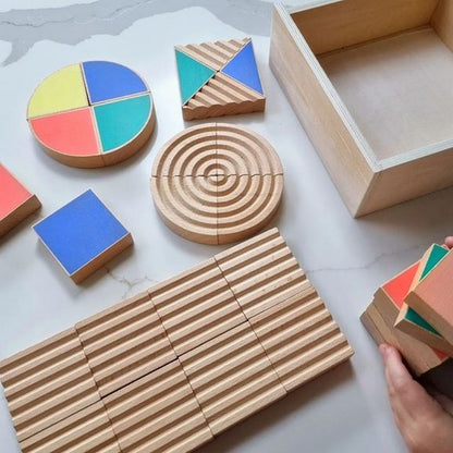 FSC Rippled Wooden Blocks from Hope