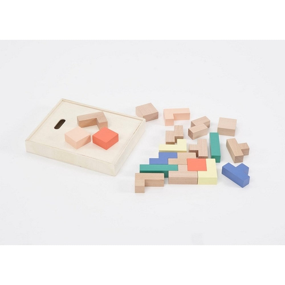 FSC Wooden Blocks Construction Puzzle