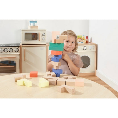 FSC Wooden Blocks Construction Puzzle
