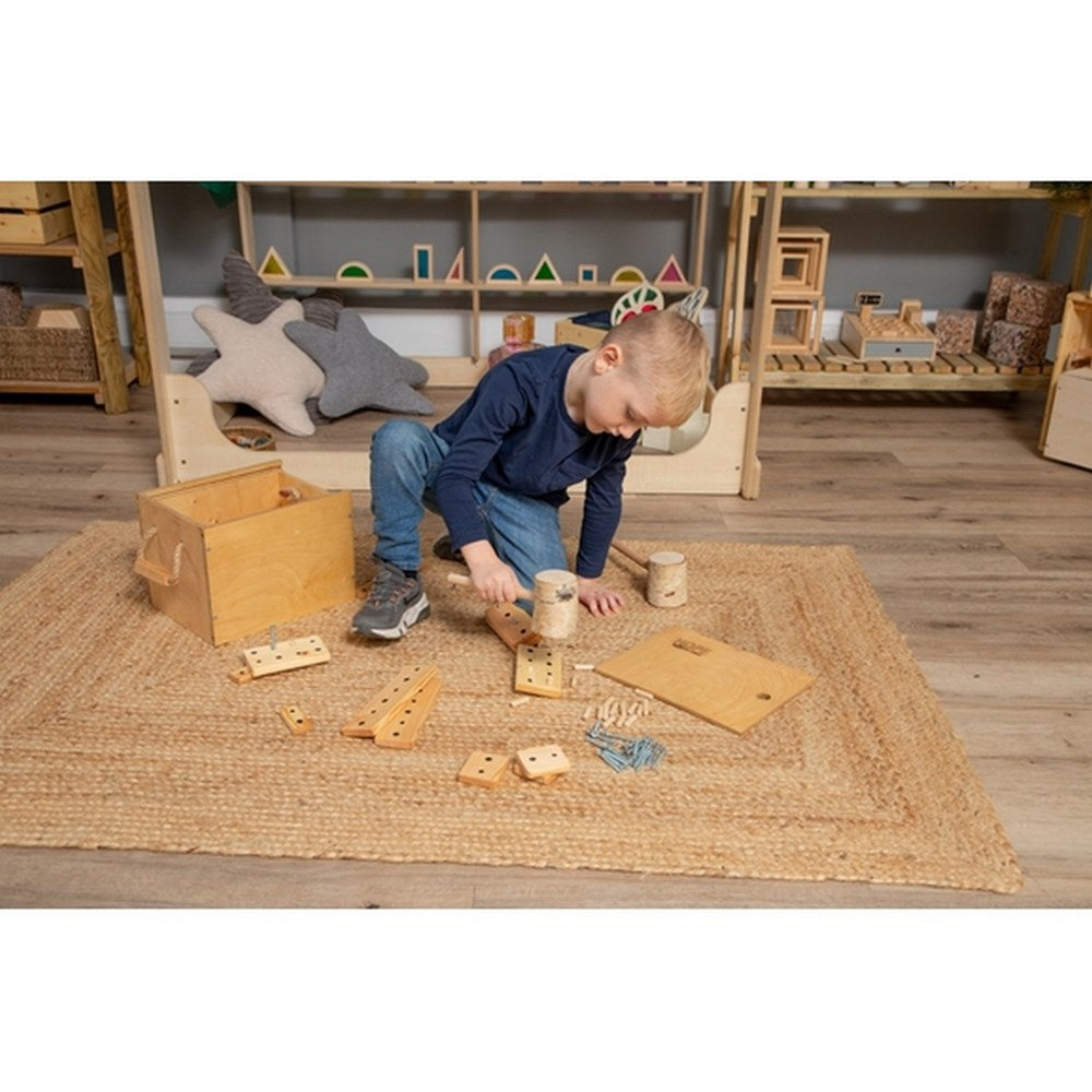 Wooden Construction Blocks 52 Piece