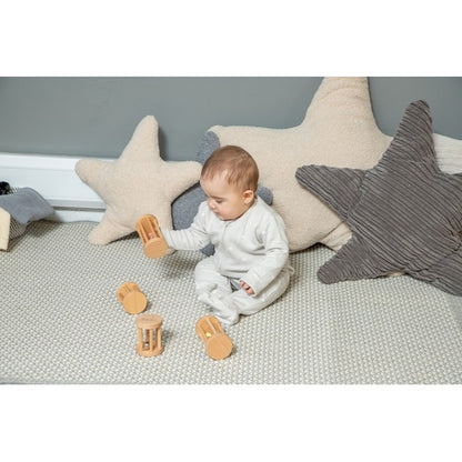 Wooden Rattle Pack of 4