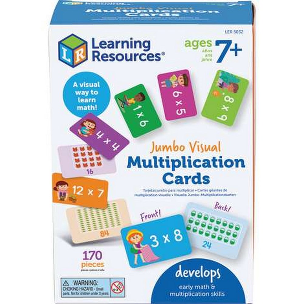 Visual Multiplication Flash Cards