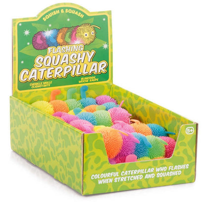 Flashing Squashy Caterpillar Sensory Toy