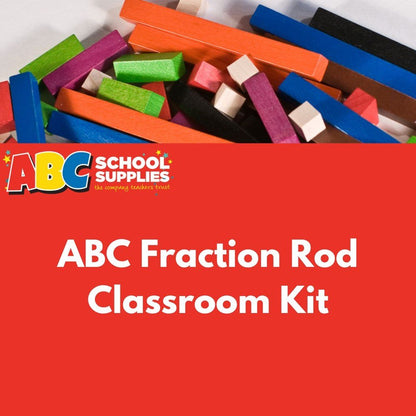 ABC Fraction Rod Classroom Kit - ABC School Supplies