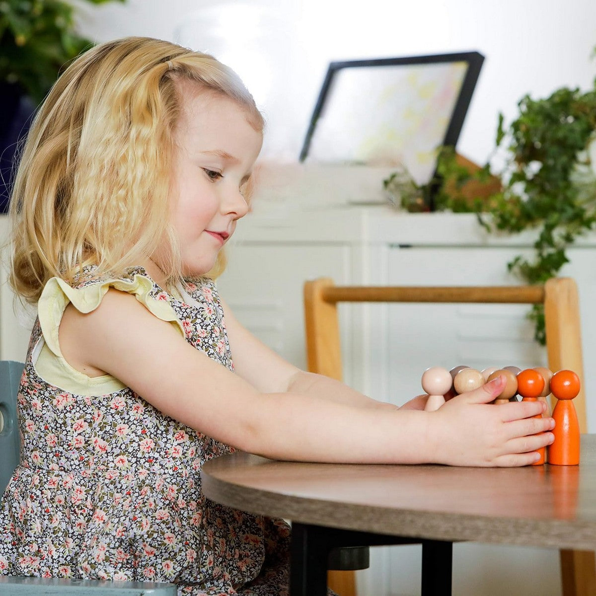 Freckled Frog Peg People around the World Set of 10