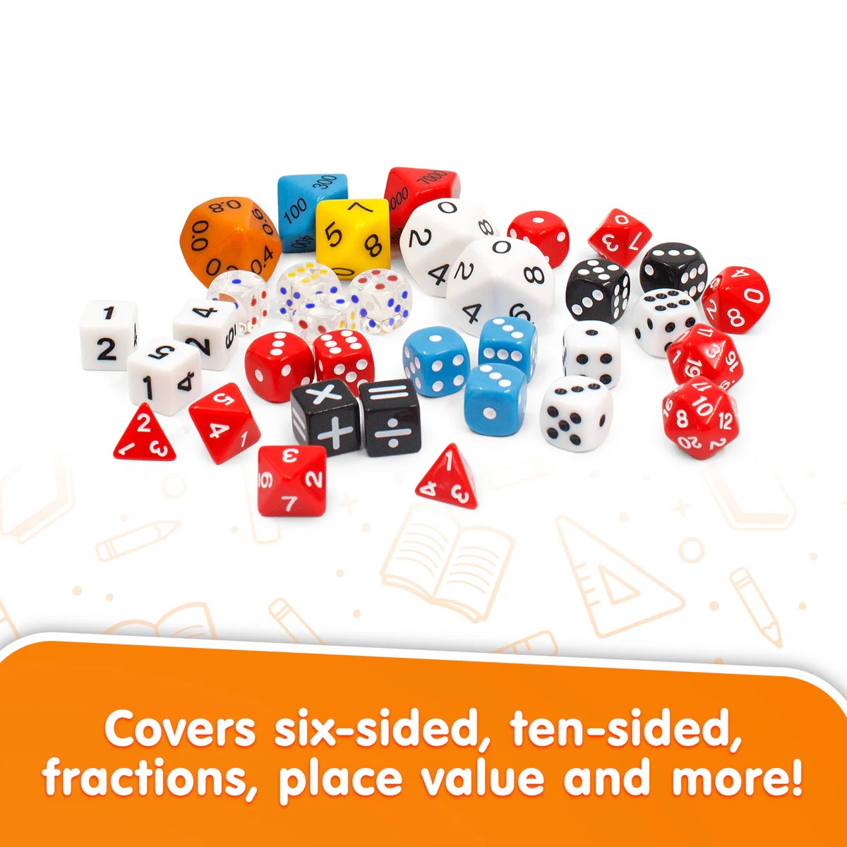 Junior Learning Multipack of Dice 150pcs