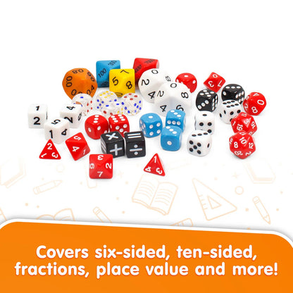 Junior Learning Multipack of Dice 150pcs