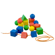 Lacing Shapes (60 Pieces)