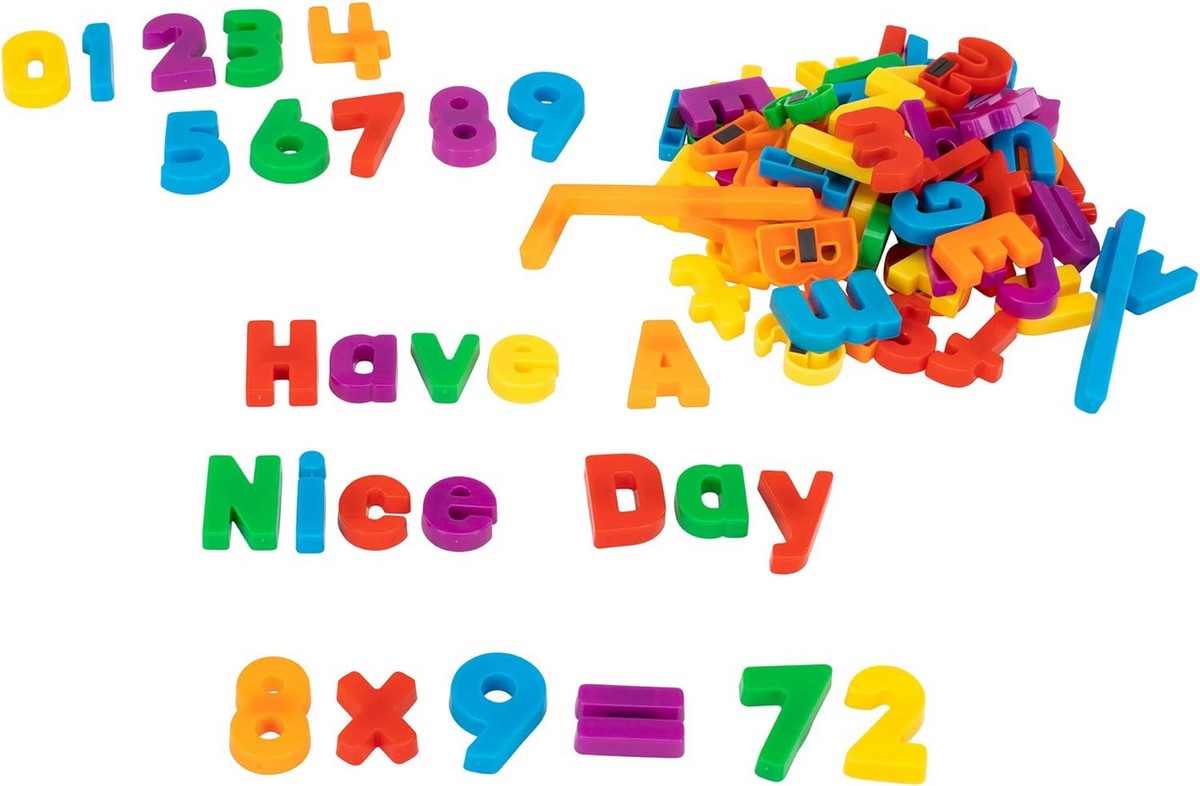 **Magnetic Alphabet & Numbers