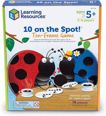 Learning Resources Ten On The Spot! ™ Ten Frame Game