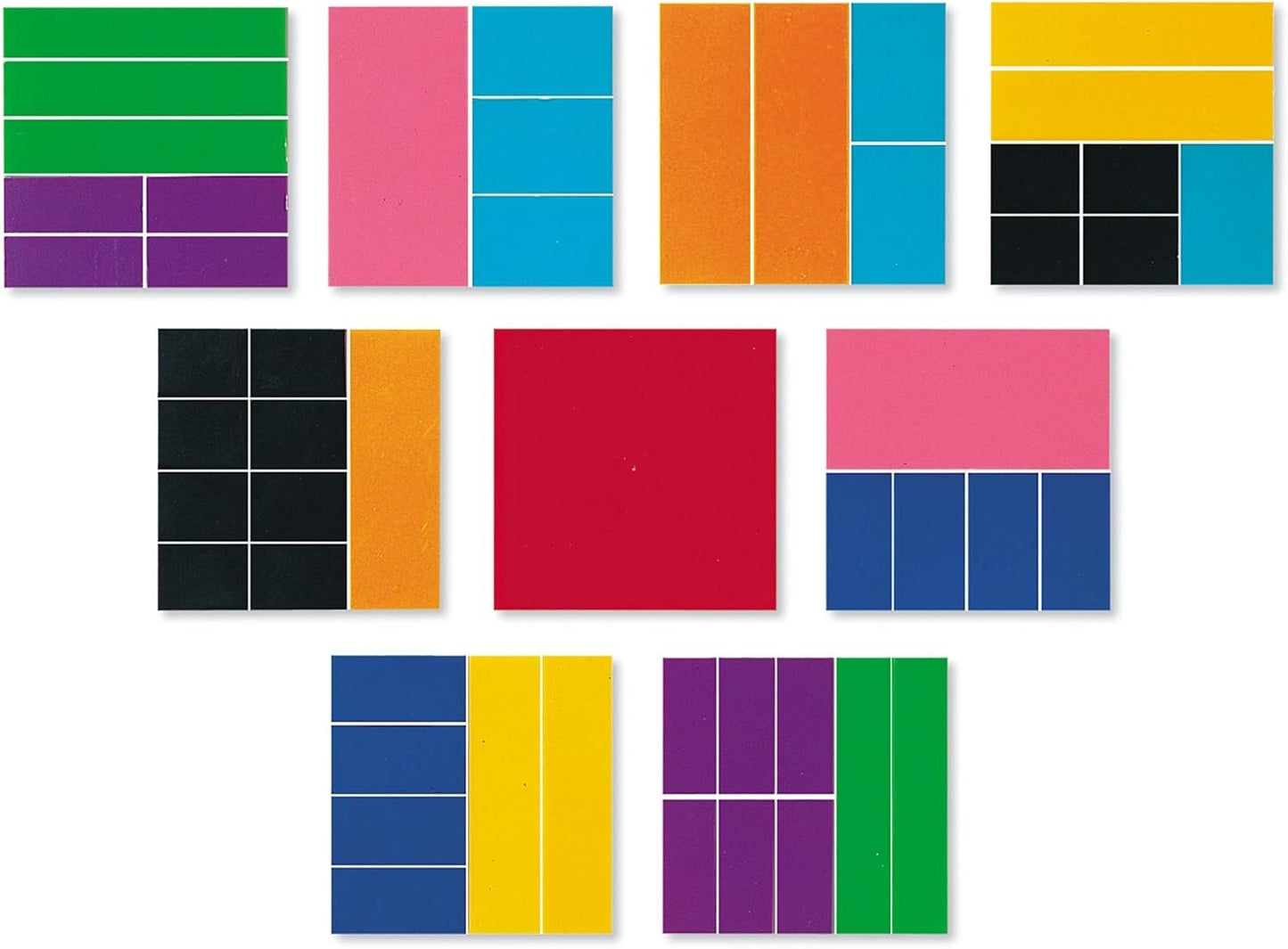 Rainbow Fraction® Squares
