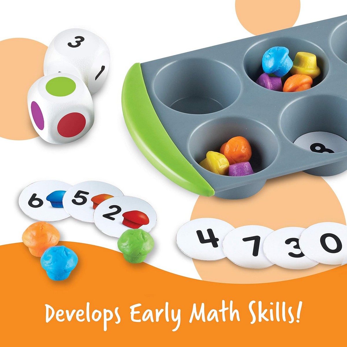 Mini Muffin Match Up Math Activity Set