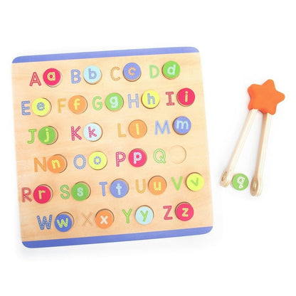 ABC & Letter Sounds Wooden Puzzle - ABC School Supplies