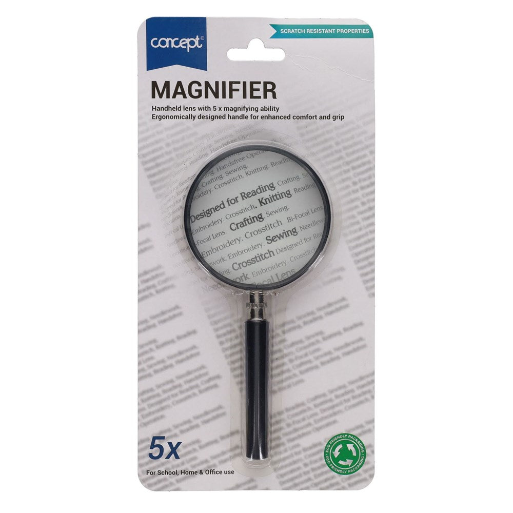 Magnifying Glass  5x75mm