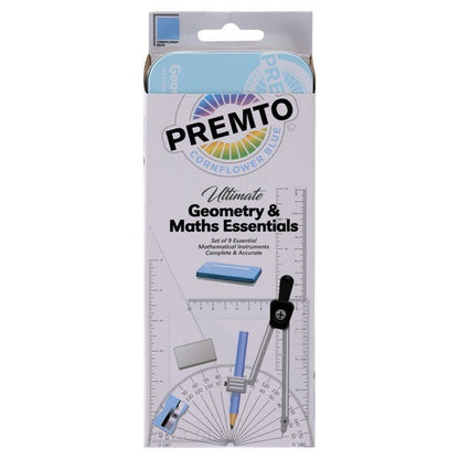 ** Premto Maths Set 9pcs - Cornflower Blue