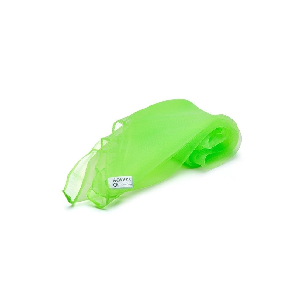 Megaform Set of 3 Henrys juggling scarves - neon green