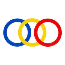 Megaform Set of 3 Juggling Rings 24cm