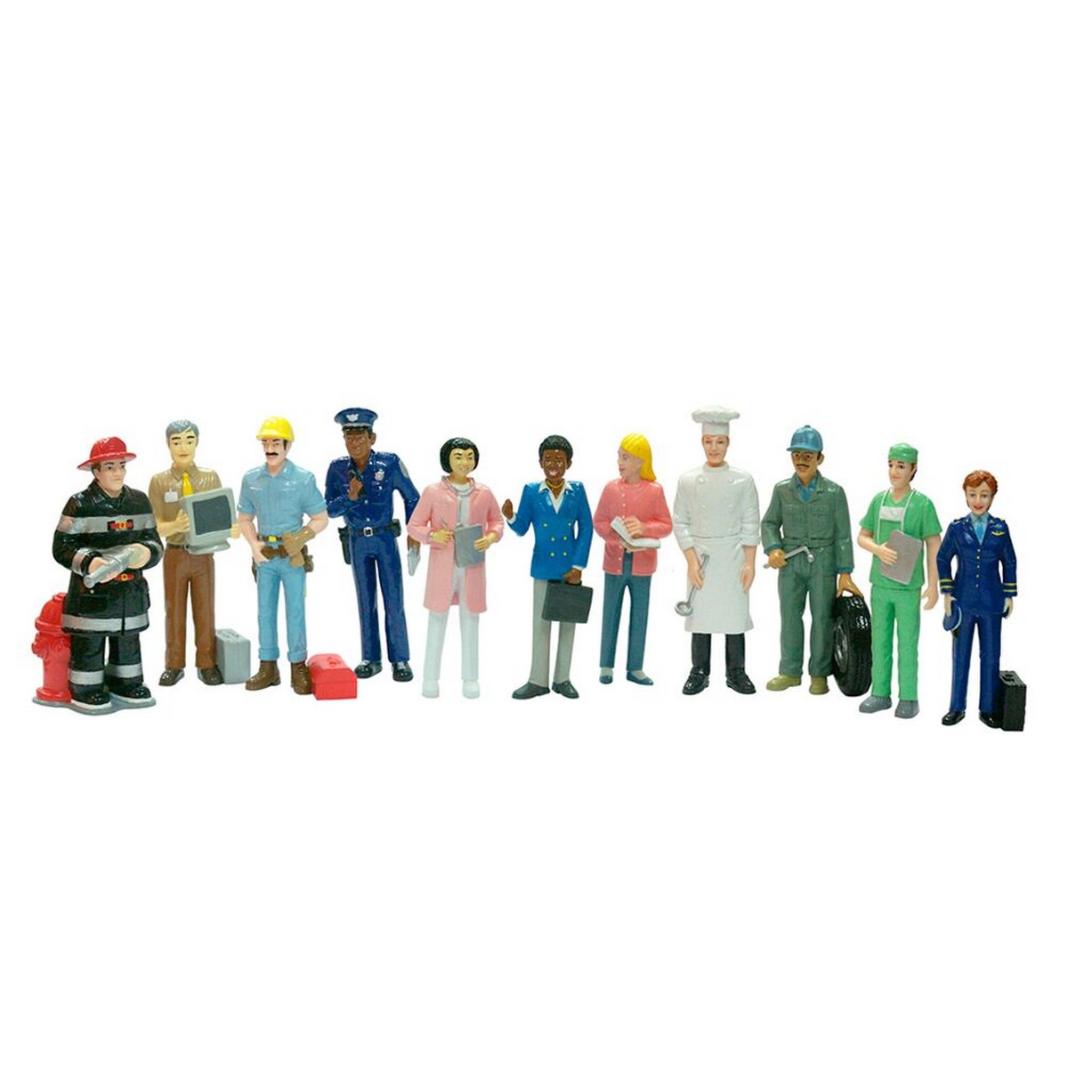 Block Play People Community Set of 11