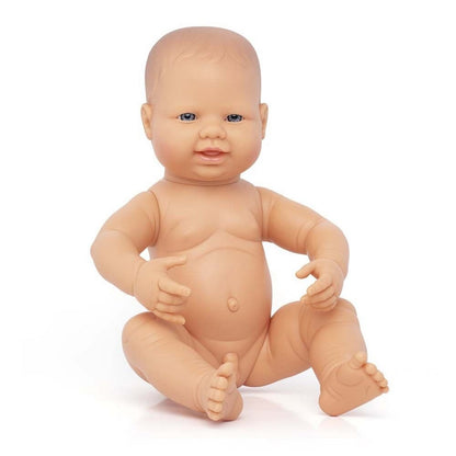Newborn Baby Doll White Boy 40 cm