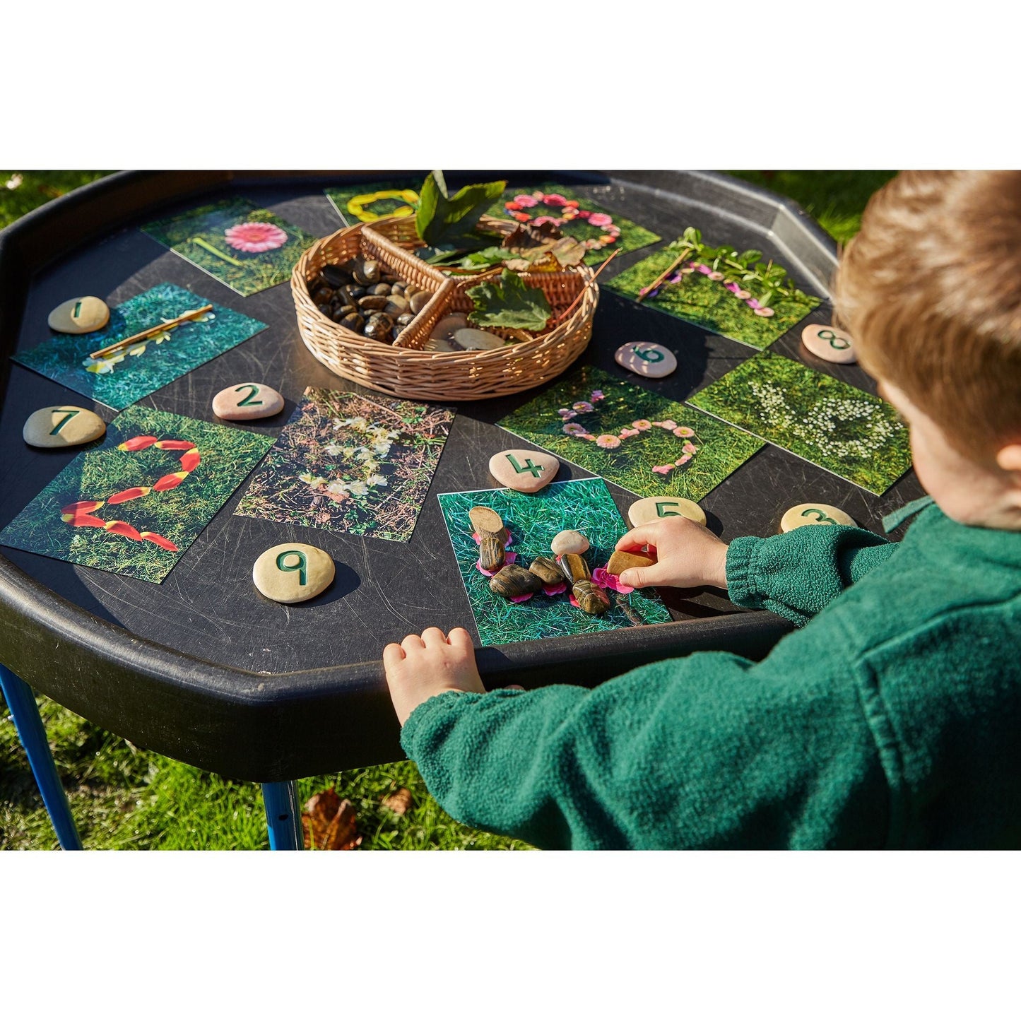 **Natural Spring-summer Number Cards