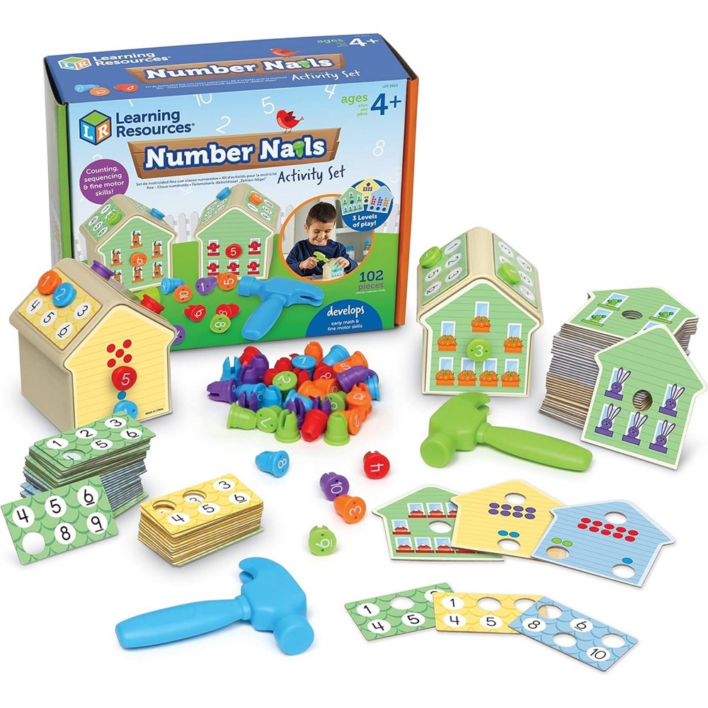 Number Nails! Activity Set