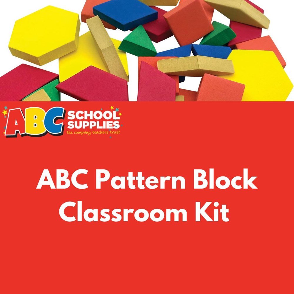 ABC Pattern Block Classroom Kit - ABC School Supplies